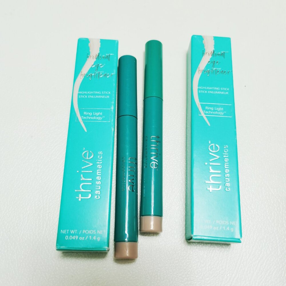 Stella/ 2pcs/Thrive Causemetics Brilliant Highlighting Stick Eye Brightener New